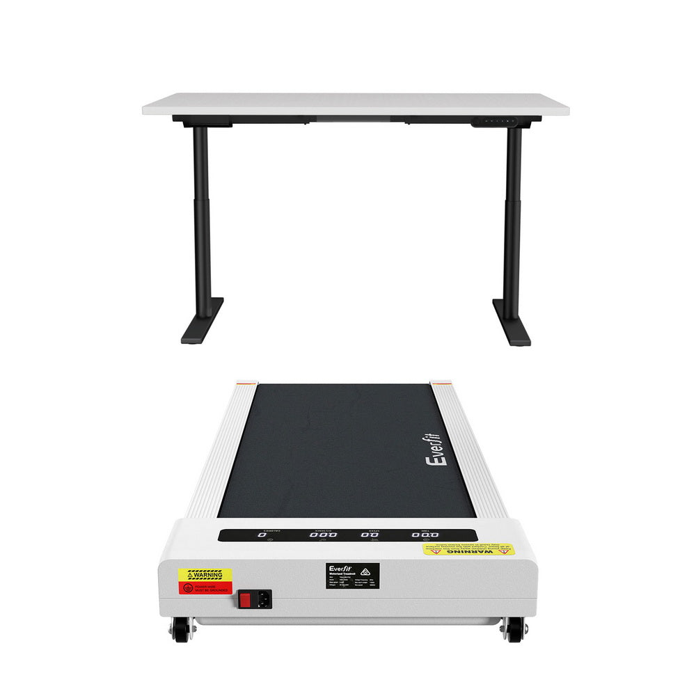 Artiss Treadmill Automatic Standing Desk with 360mm Electric Walking Pad SDTM-M10-BKWH-140-360WH