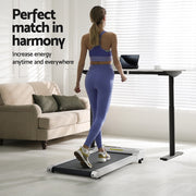 Artiss Treadmill Automatic Standing Desk with 360mm Electric Walking Pad SDTM-M10-BKWH-140-360WH