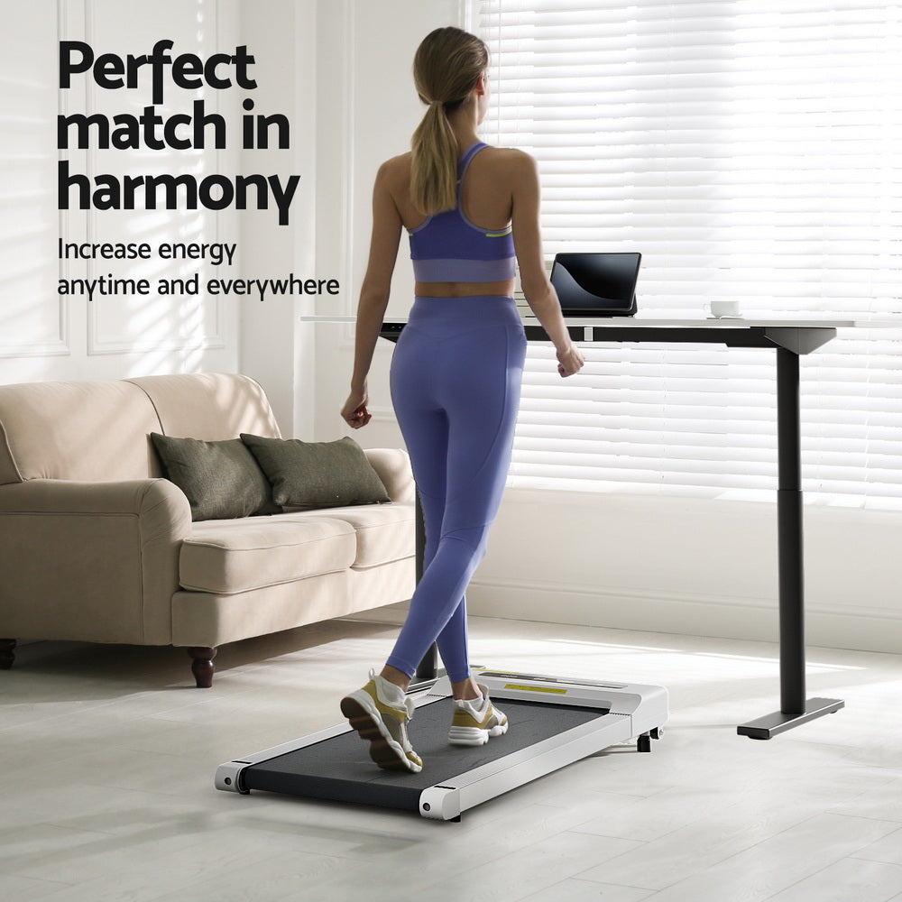 Artiss Treadmill Automatic Standing Desk with 360mm Electric Walking Pad SDTM-M10-BKWH-140-360WH