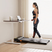 Artiss 400mm Treadmill Electric Walking Pad with 120cm Automatic Standing Desk SDTM-M10-WHWA-120-400PAD