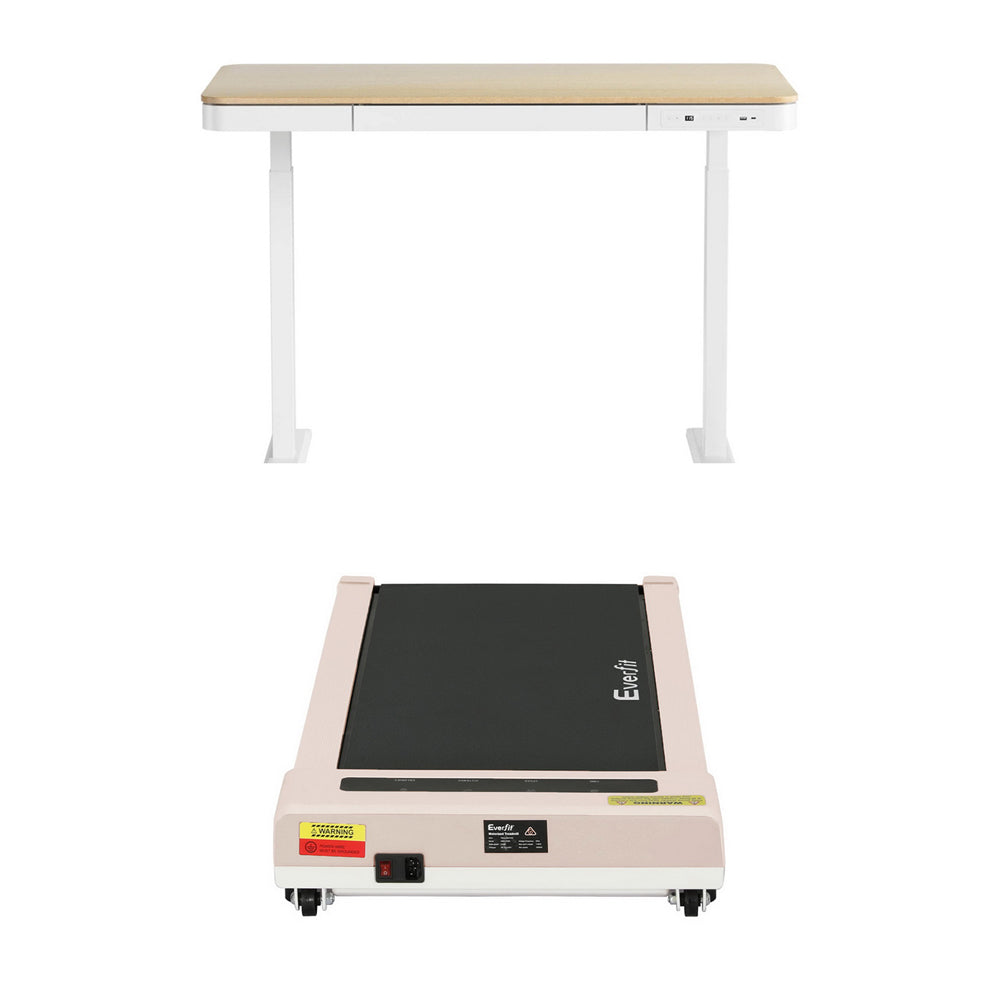 Artiss Electric Treadmill with 120cm Automatic Standing Desk Walking Pad 360mm SDTM-S08-NW-360PAD