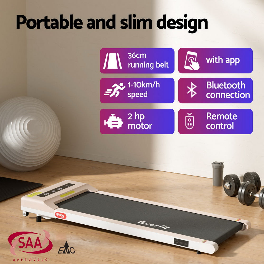 Artiss Electric Treadmill with 120cm Automatic Standing Desk Walking Pad 360mm SDTM-S08-NW-360PAD