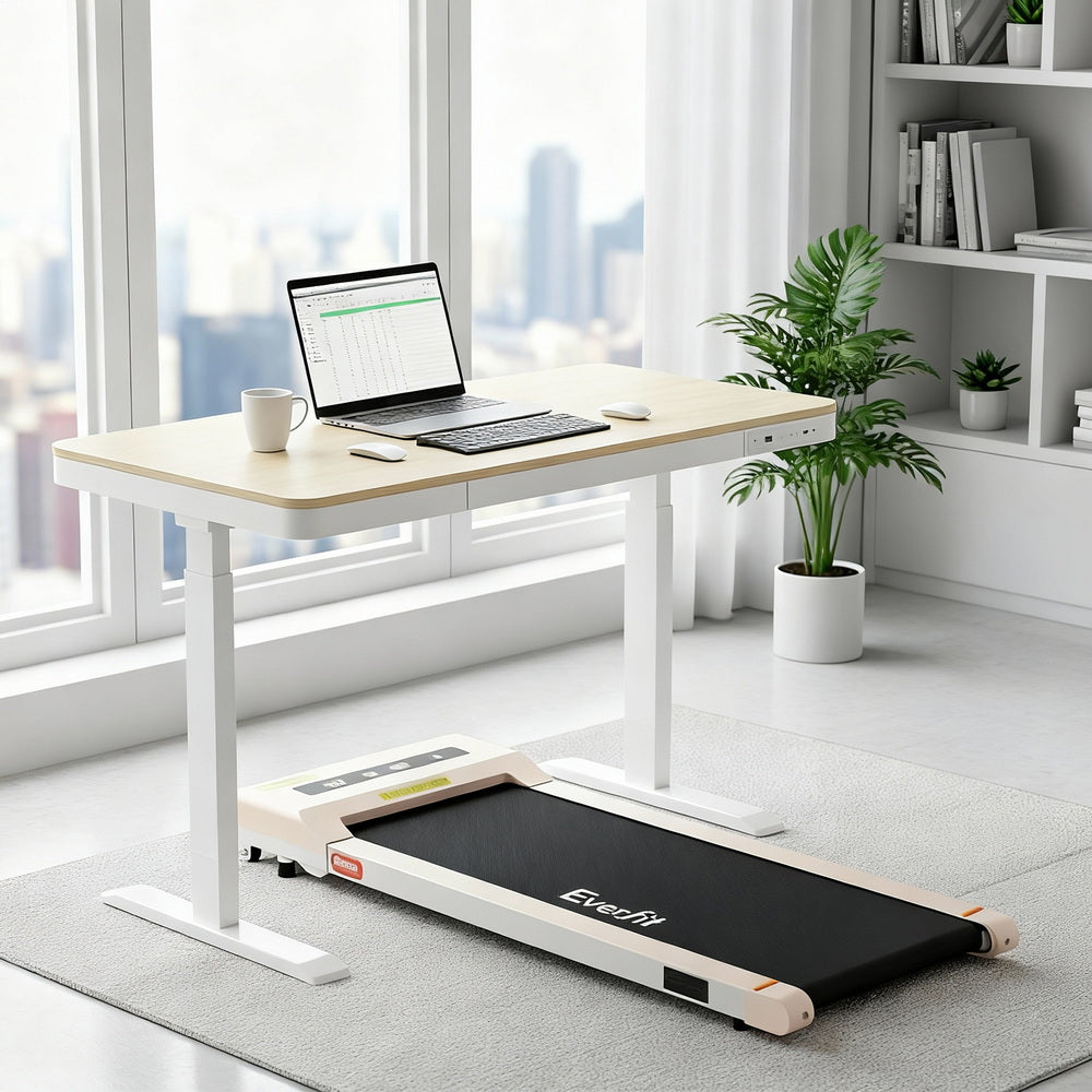 Artiss Electric Treadmill with 120cm Automatic Standing Desk Walking Pad 360mm SDTM-S08-NW-360PAD