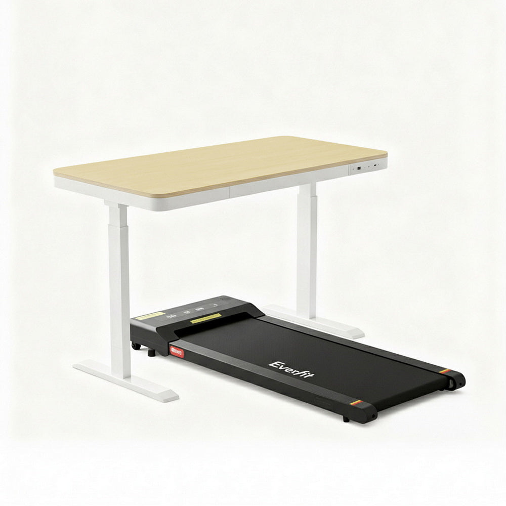 Artiss Electric Treadmill with 120cm Automatic Standing Desk Walking Pad 400mm SDTM-S08-NW-400PAD