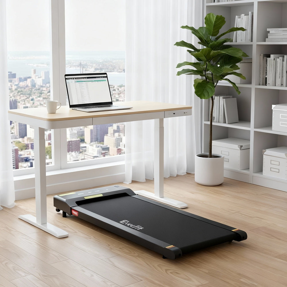 Artiss Electric Treadmill with 120cm Automatic Standing Desk Walking Pad 400mm SDTM-S08-NW-400PAD