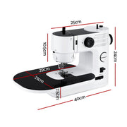 Devanti 39 Stitches Mini Sewing Machine Portable Sewing Machine Kit SEW-A-41-BK