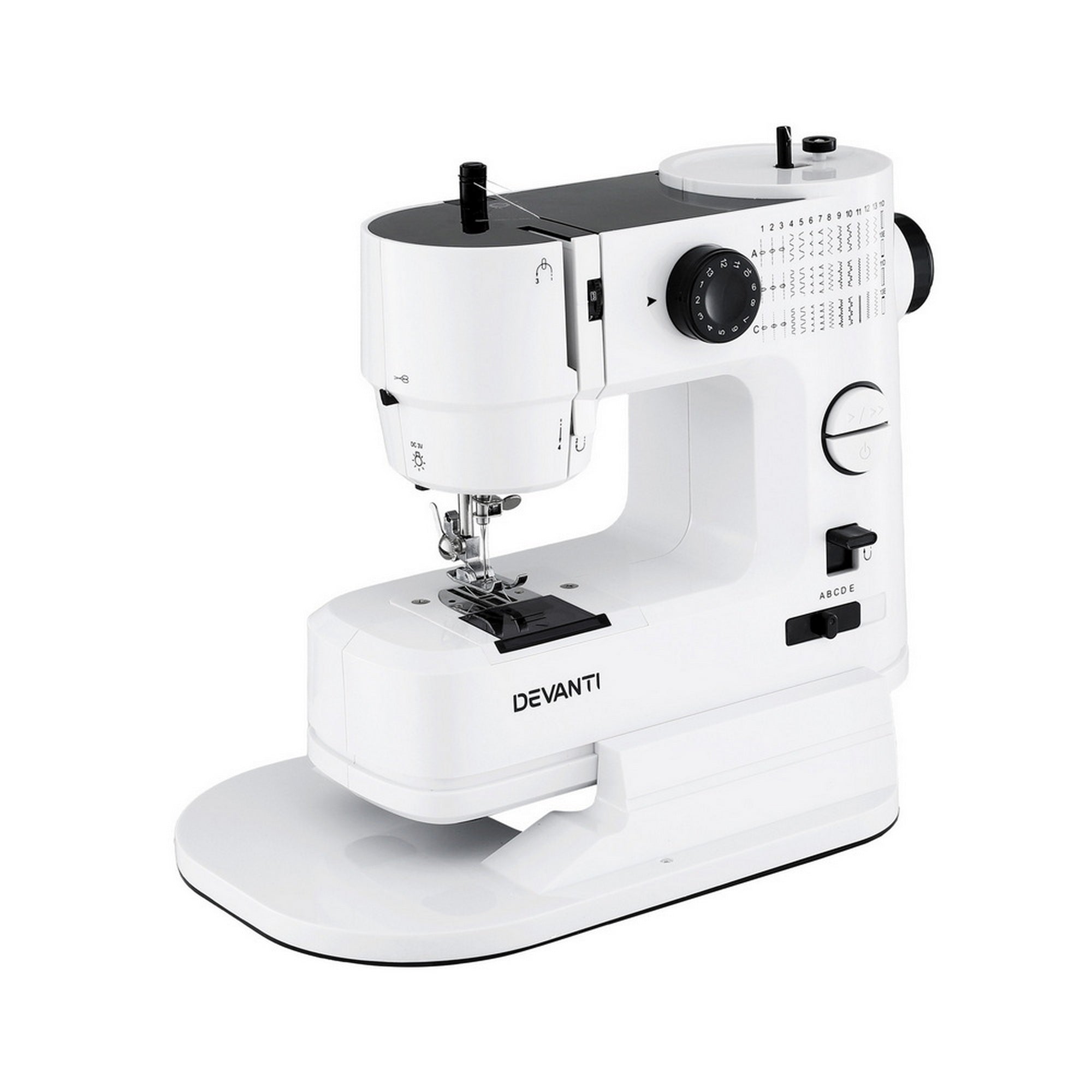 Devanti 39 Stitches Mini Sewing Machine Portable Sewing Machine Kit SEW-A-41-BK