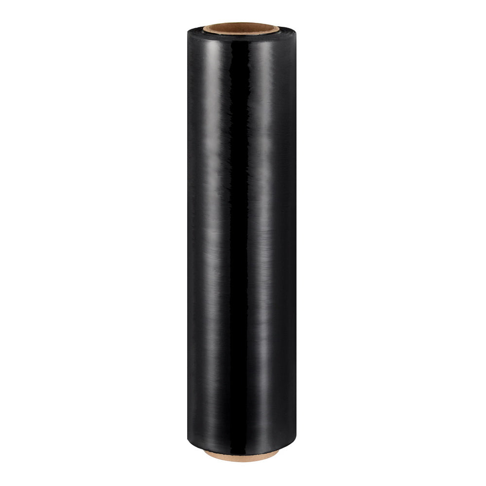 500mm x 400m Stretch Film Pallet Shrink Wrap 1 Roll Package Use Plastic Black SF-50X400-1-BK