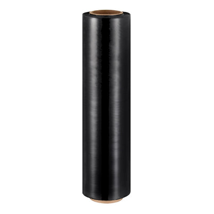 500mm x 400m Stretch Film Pallet Shrink Wrap 1 Roll Package Use Plastic Black SF-50X400-1-BK