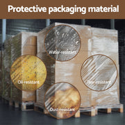 500mm x 400m Stretch Film Pallet Shrink Wrap 2 Rolls Package Use Plastic Clear SF-50X400-2-TP
