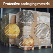 500mm x 400m Stretch Film Pallet Shrink Wrap 4 Rolls Package Use Plastic Clear SF-50X400-4-TP