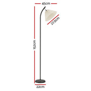 Artiss Floor Lamp LED Light Stand Modern Home Living Room Office Reading White SF-B-F34158
