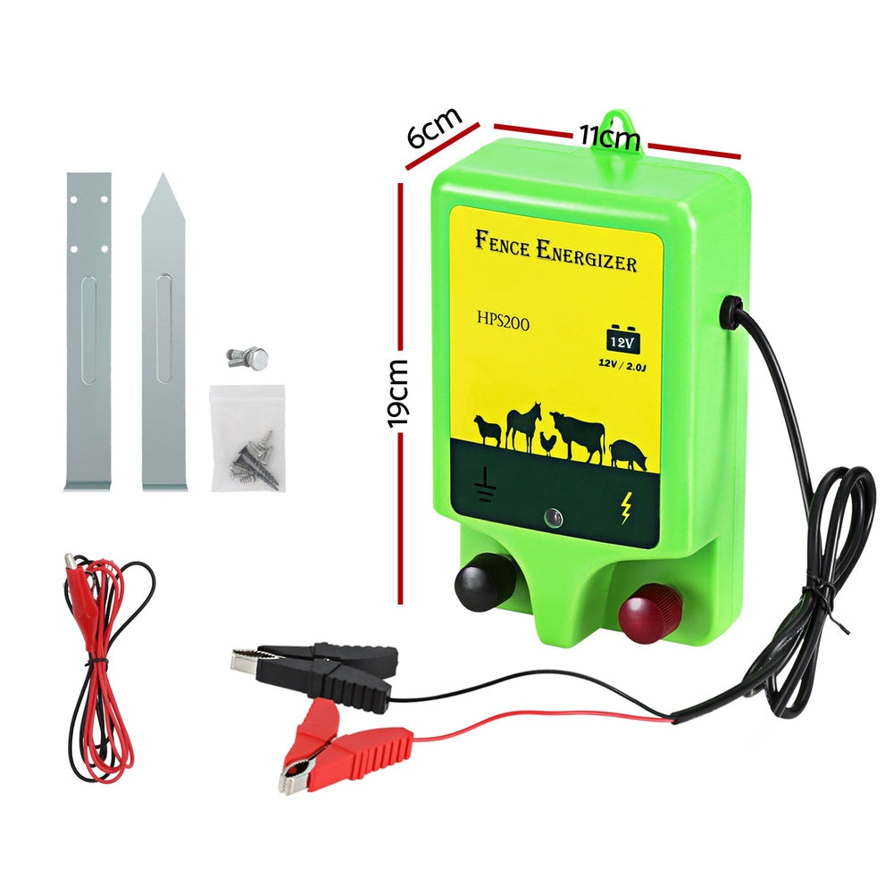 Giantz 18km Electric Fence Energiser 1.56J SFC-AC156-18KM