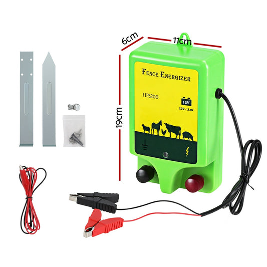 Giantz 18km Electric Fence Energiser 1.56J SFC-AC156-18KM