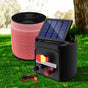 Giantz Fence Energiser 5KM Solar Powered Electric 1200M Poly Tape SFC-FIK-TAPE-1200M-5KM