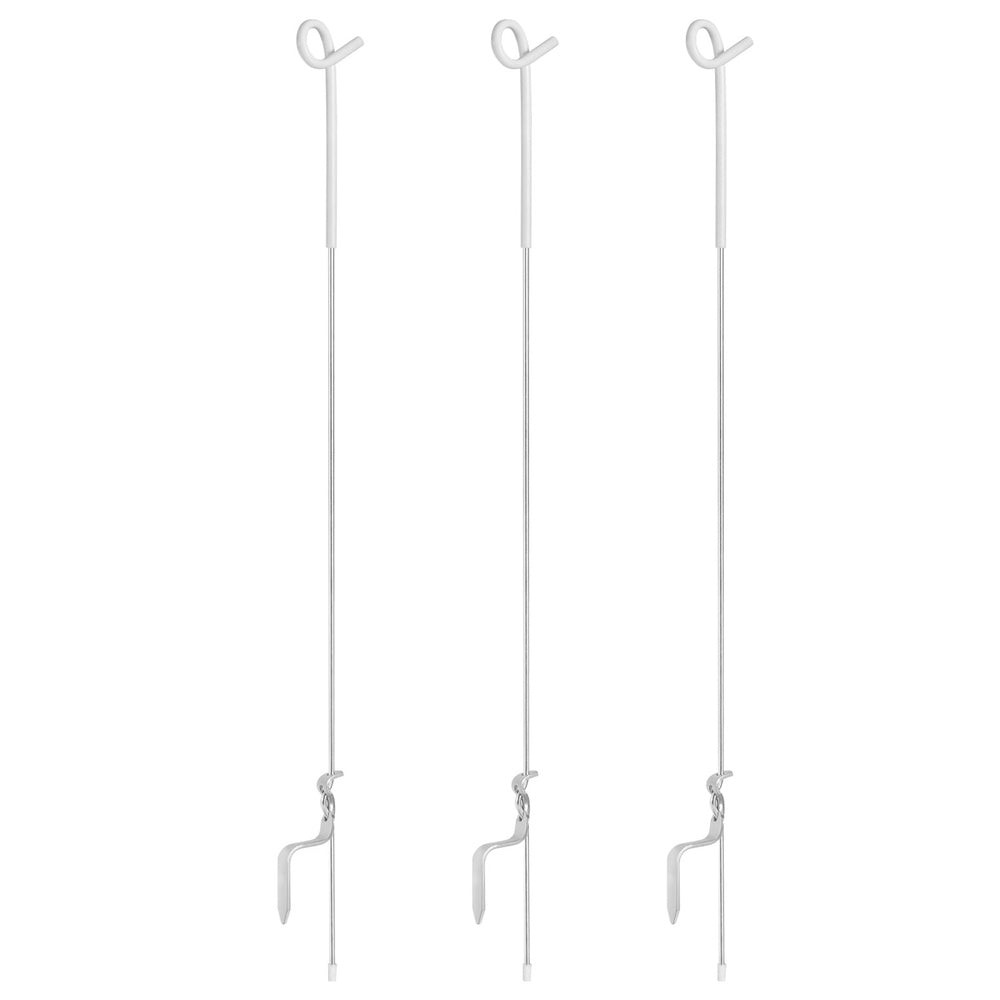 Giantz 20x Electric Fence Pigtail Posts Steel Tape Fencing SFC-FP104-20