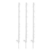 Giantz Electric Fence Posts 20pcs Electric Fence Poly White SFC-FP110-20-WH