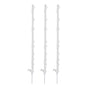 Giantz Electric Fence Posts 20pcs Electric Fence Poly White SFC-FP110-20-WH