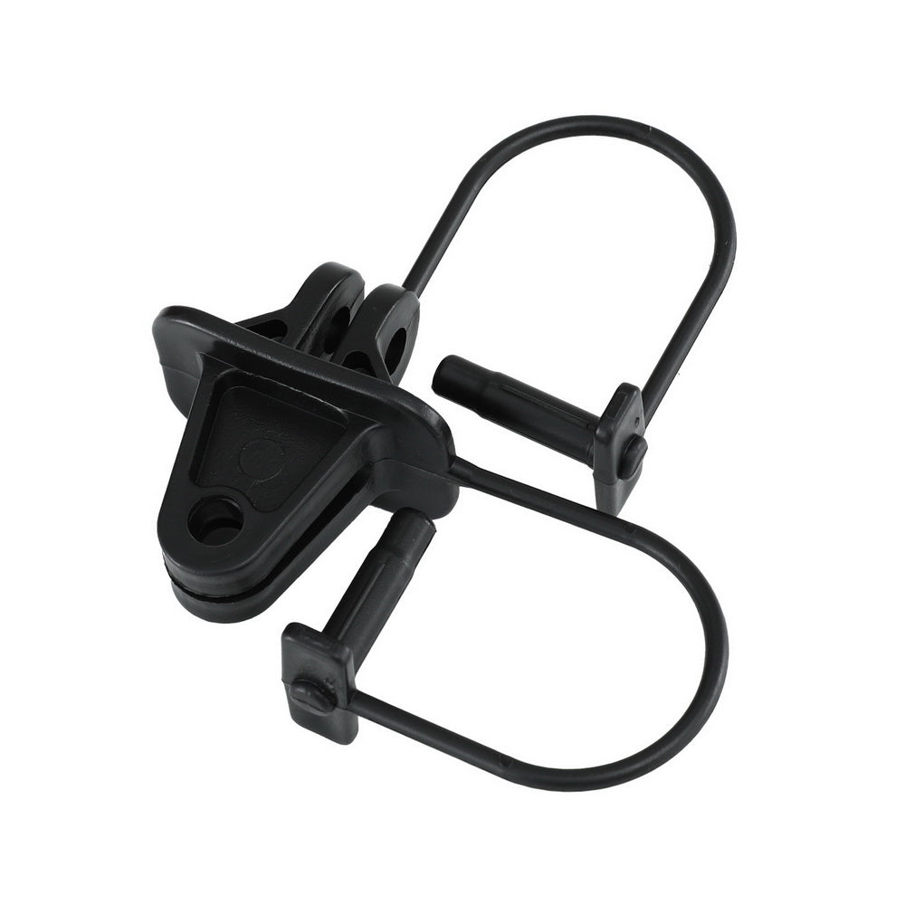 Giantz Electric Fence Insulators 200pcs Pinlock Black SFC-LOCK-200
