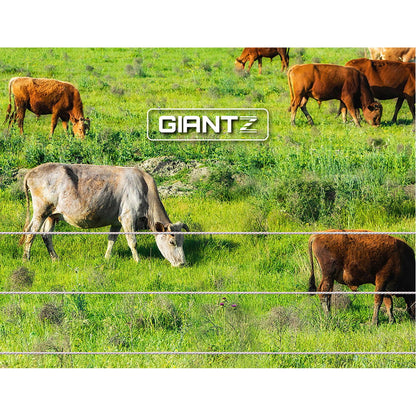 Giantz Fence Energiser 5KM Solar Powered 0.15J Electric Fencing Charger SFC-SO15-5KM