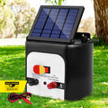 Giantz Fence Energiser 8KM Solar Powered 0.3J Electric Fencing Charger SFC-SO30-8KM-N