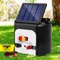 Giantz Fence Energiser 8KM Solar Powered 0.3J Electric Fencing Charger SFC-SO30-8KM-N