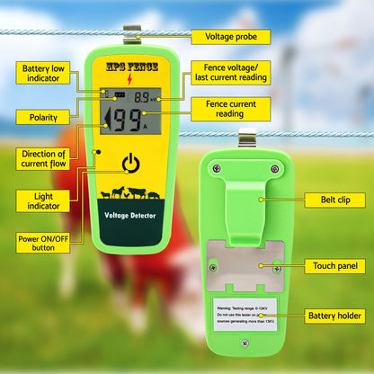 Giantz Digital Electric Fence Tester Fault Finder voltage tester fault 13KV SFC-TEST-13KV