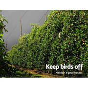 Instahut 50% Shade Cloth 1.83x10m Shadecloth Wide Heavy Duty White SH-CL-183X100-100-R-WH