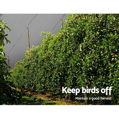 Instahut 50% Shade Cloth 1.83x10m Shadecloth Wide Heavy Duty White SH-CL-183X100-100-R-WH