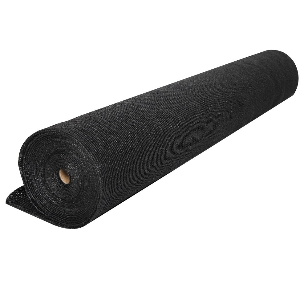 Instahut 50% Shade Cloth 1.83x20m Shade Cloth Sail Heavy Duty Shadecloth Garden Mesh Roll BK SH-CL-183X200-100-BK