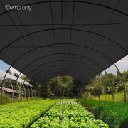 Instahut 90% Shade Cloth 1.83x20m Shadecloth Sail Heavy Duty Black SH-CL-183X200-195-BK