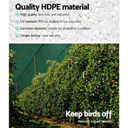 Instahut 50% Shade Cloth 3.66x10m Shade Cloth Sail Heavy Duty Shadecloth Garden Mesh Roll Green SH-CL-366X100-100-GR