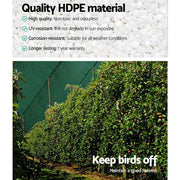 Instahut 50% Shade Cloth 3.66x20m Shade Cloth Sail Heavy Duty Shadecloth Garden Mesh Roll GR SH-CL-366X200-100-GR