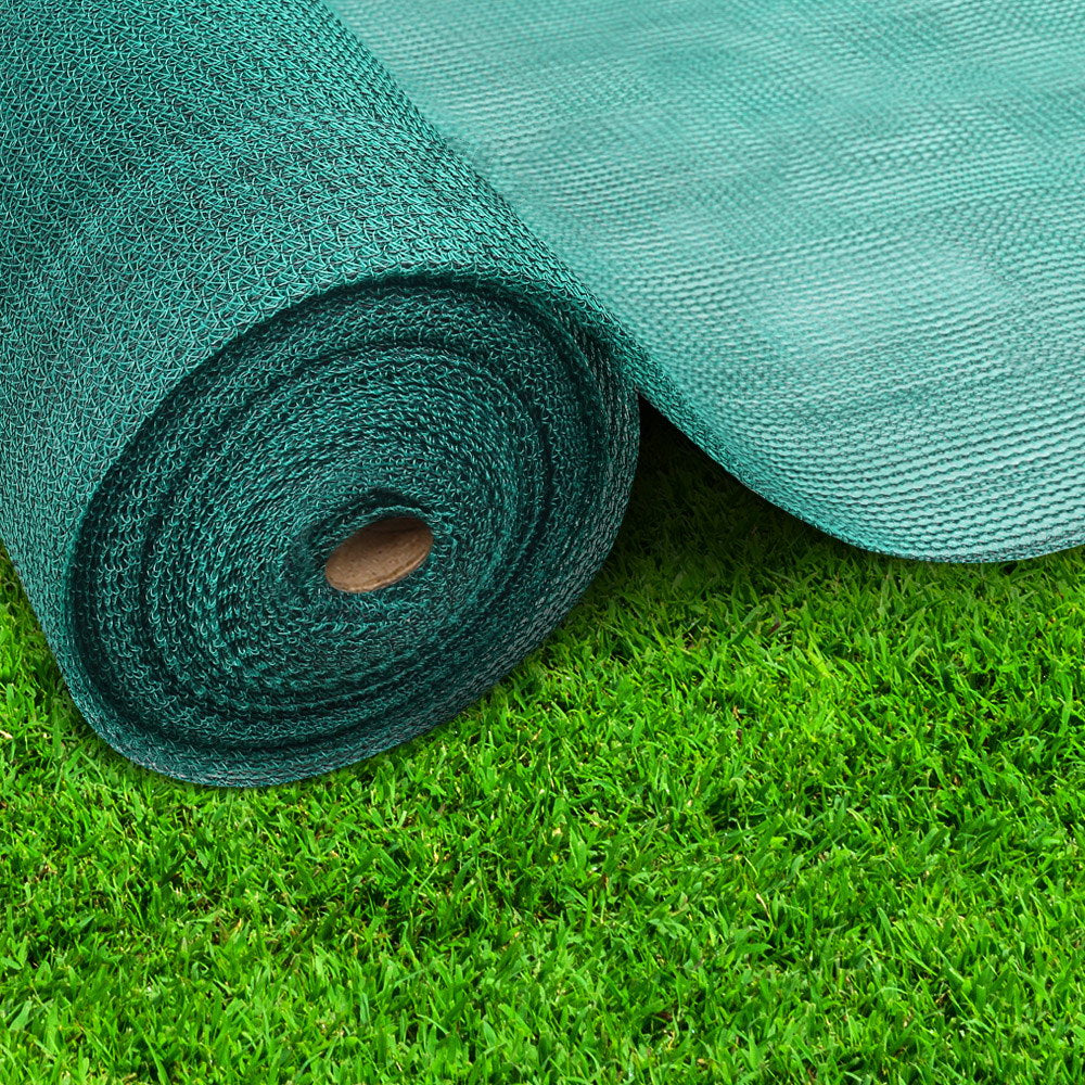 Instahut 30% Shade Cloth 3.66x20m Shadecloth Wide Heavy Duty Green SH-CL-366X200-80-R-GR