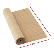 Instahut 90% Shade Cloth 1.83x30m Shadecloth Sail BE SH-CL-DL-183X300-195-BE