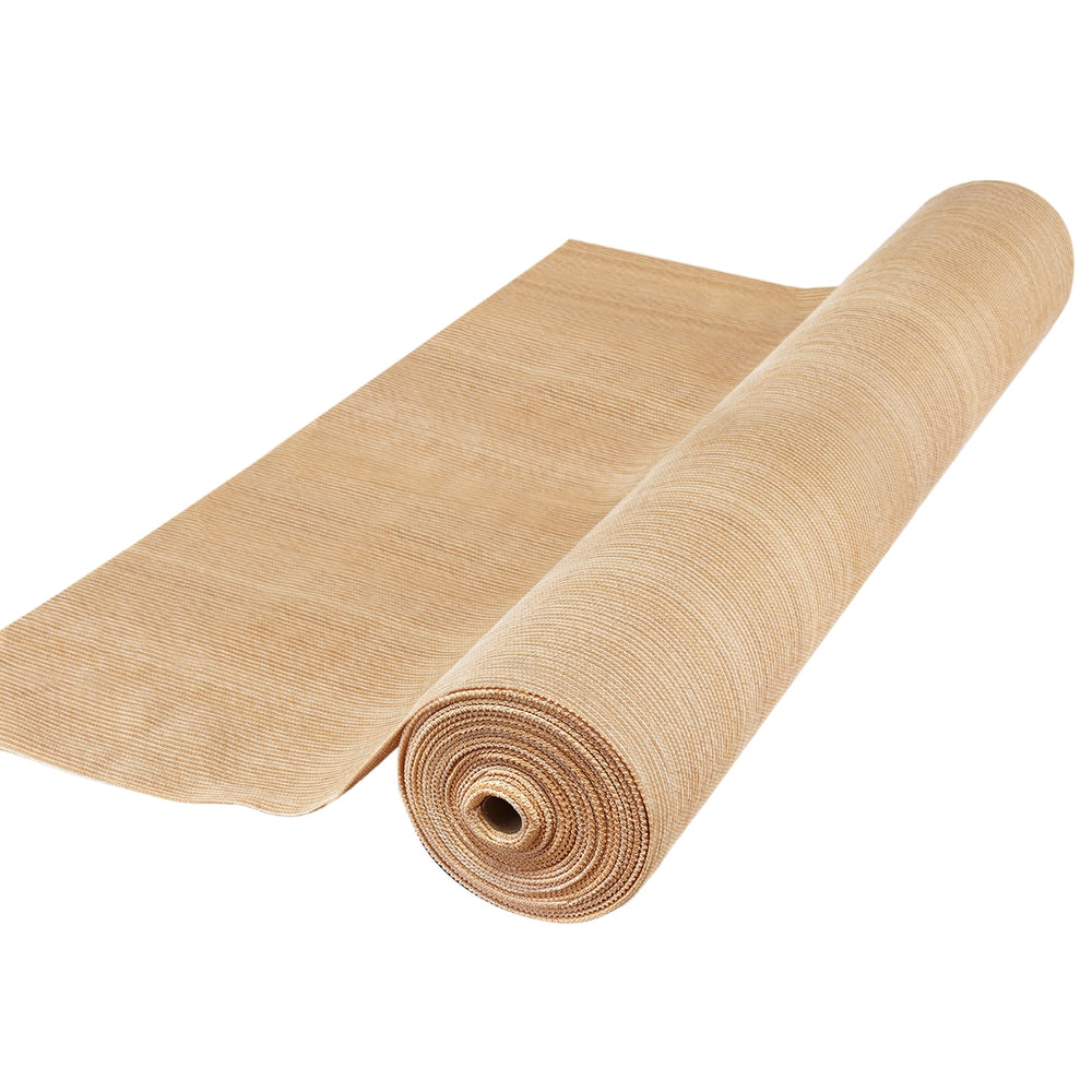Instahut 90% Shade Cloth 1.83x30m Shadecloth Sail BE SH-CL-DL-183X300-195-BE