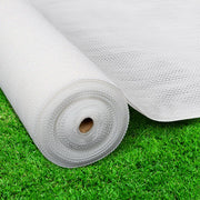 Instahut 90% Shade Cloth 3.66x30m Shadecloth Wide Heavy Duty White SH-CL-DL-366X300-195-R-WH