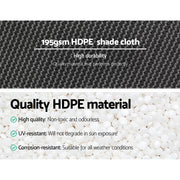 Instahut 90% Shade Cloth 3.66x30m Shadecloth Wide Heavy Duty White SH-CL-DL-366X300-195-R-WH