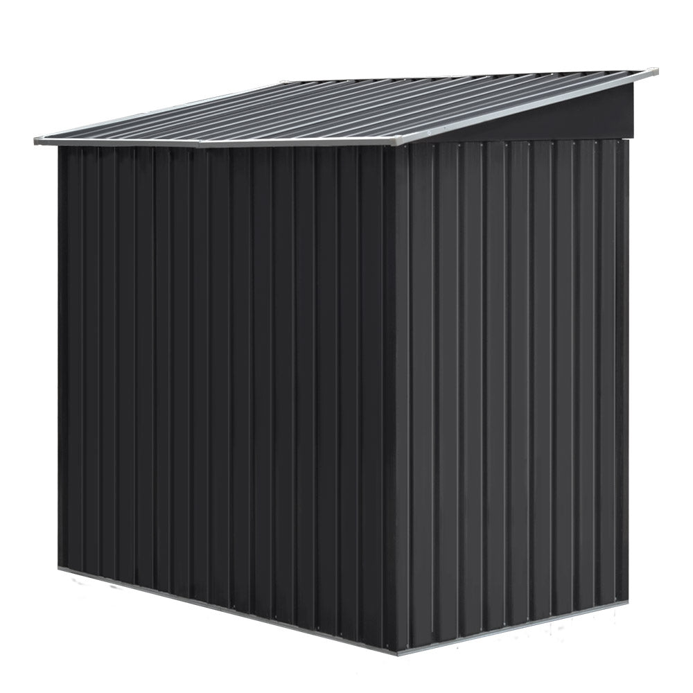 Giantz Garden Shed 1.94x1.21M Sheds Outdoor Storage Workshop House Tool Shelter Sliding Door SHED-FLAT-4X6-AB