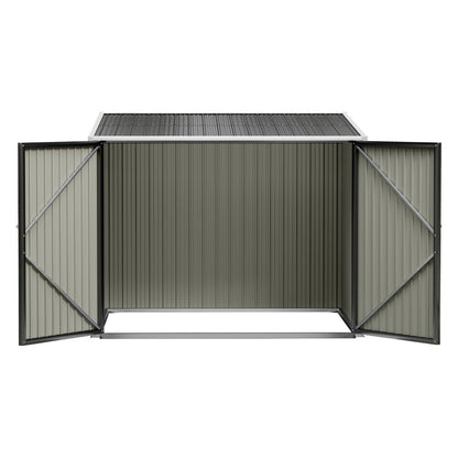 Giantz Garden Shed Sheds Outdoor Storage 2.06x1.96M Tool Workshop House Shelter SHED-FLAT-6X6-ABC