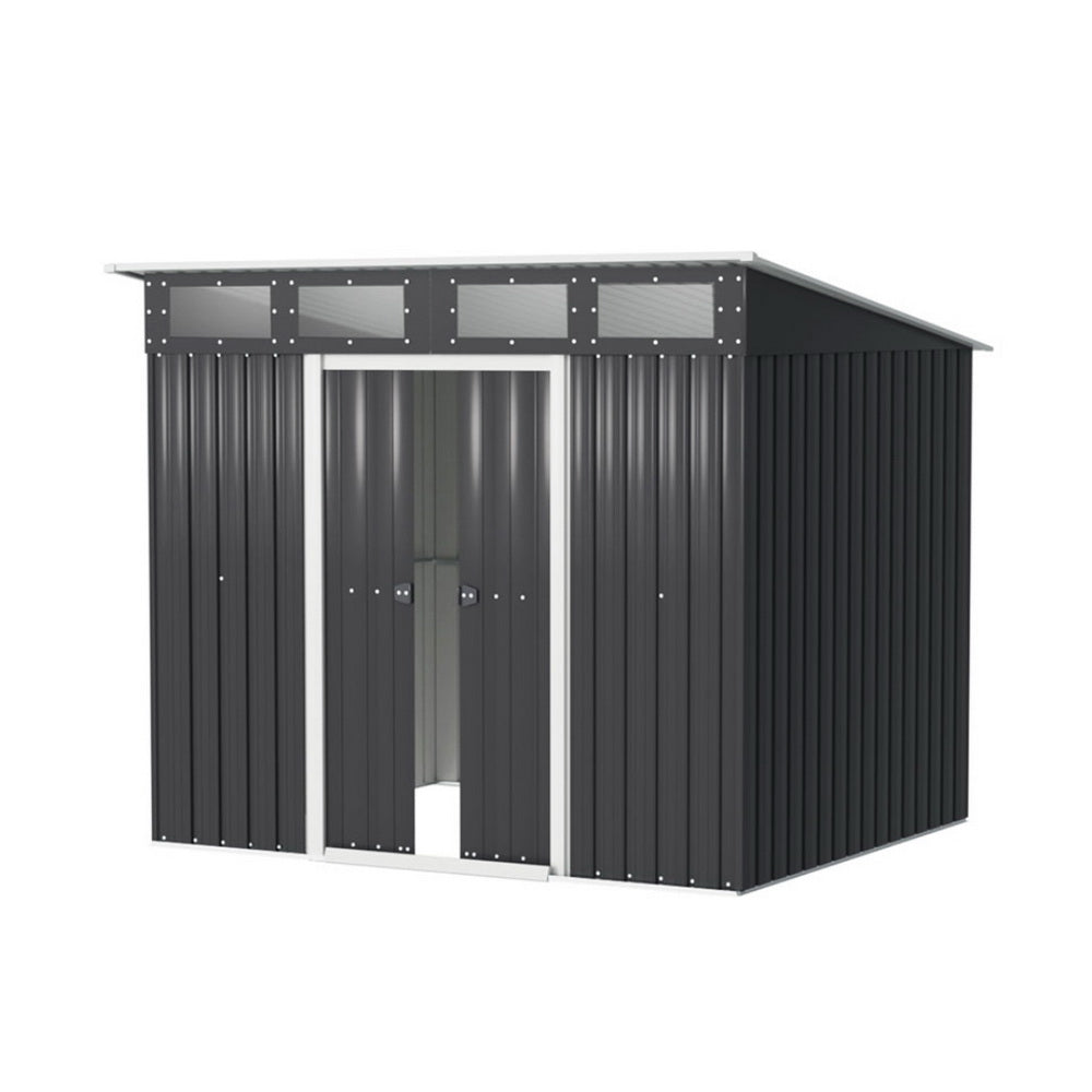Giantz Garden Shed 2.38x1.99M Outdoor Storage Tool Workshop House Shelter SHED-FLAT-6X8-ABC