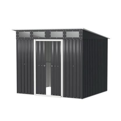 Giantz Garden Shed 2.38x1.99M Outdoor Storage Tool Workshop House Shelter SHED-FLAT-6X8-ABC