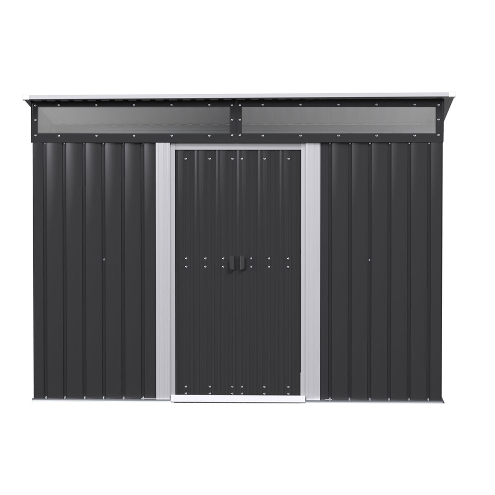 Giantz Garden Shed Outdoor Storage 2.60x1.95M Tool Sheds Workshop House Shelter SHED-FLAT-6X9-ABC