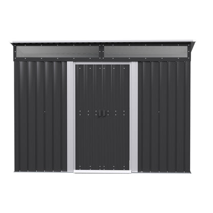 Giantz Garden Shed Outdoor Storage 2.60x1.95M Tool Sheds Workshop House Shelter SHED-FLAT-6X9-ABC