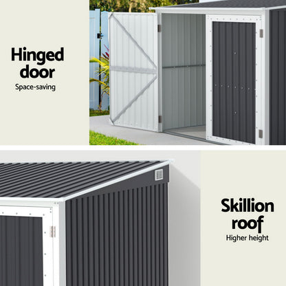 Giantz Garden Shed Sheds Outdoor Storage 2.06x2.03M Tool Workshop House Shelter SHED-FLAT-7X7-ABC