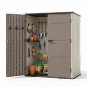 Giantz Garden Shed Outdoor Storage Shed Tool Workshop with Lockable Doors SHED-FLAT-P-3X5-BR-AB
