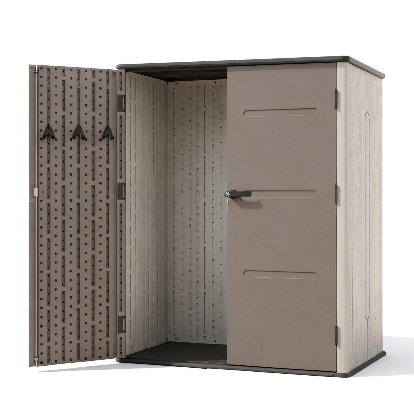 Giantz Garden Shed Outdoor Storage Shed Tool Workshop with Lockable Doors SHED-FLAT-P-3X5-BR-AB