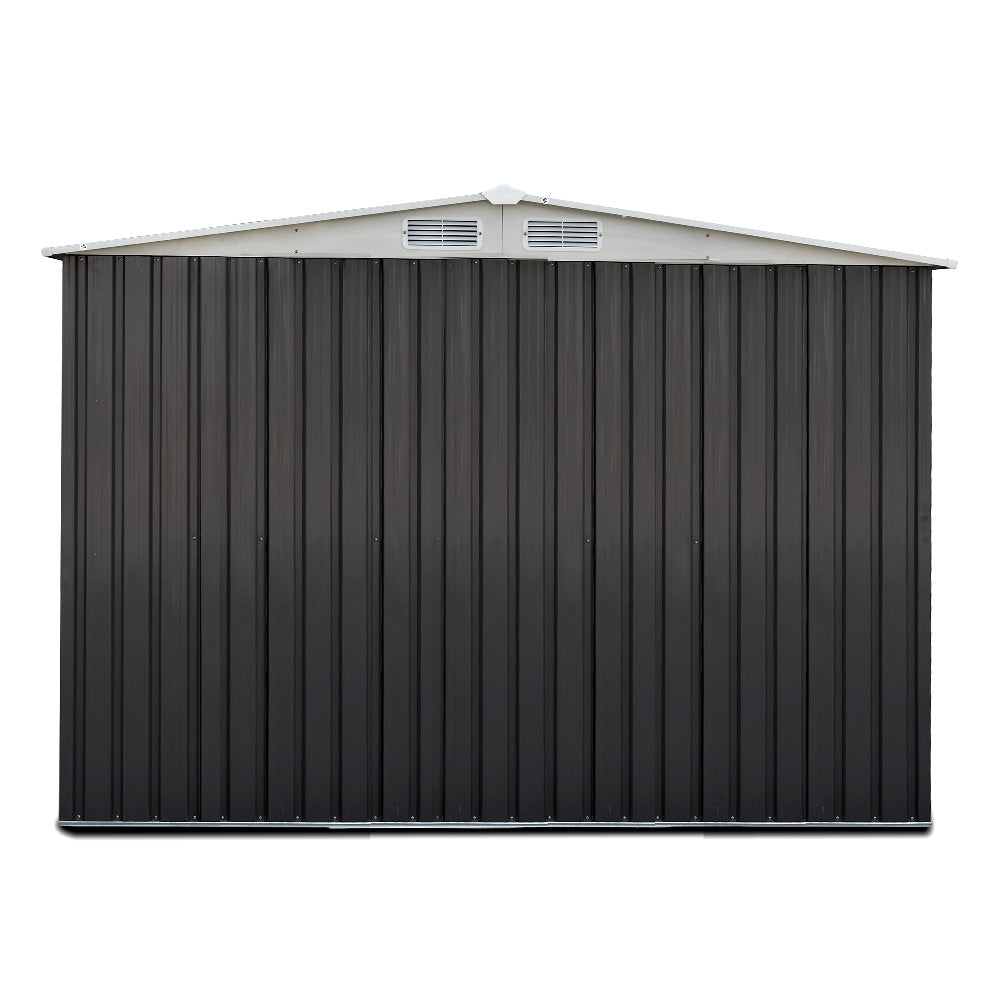 Giantz Garden Shed 2.58x2.07M Sheds Outdoor Storage Workshop Metal Shelter Sliding Door SHED-GAB-6X8-ABCD