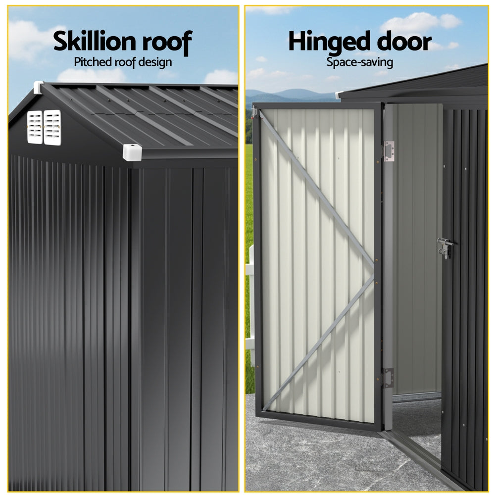 Giantz Garden Shed 3x2.18M Outdoor Storage Sheds Tool Workshop House Shelter SHED-GAB-7X10-ABC