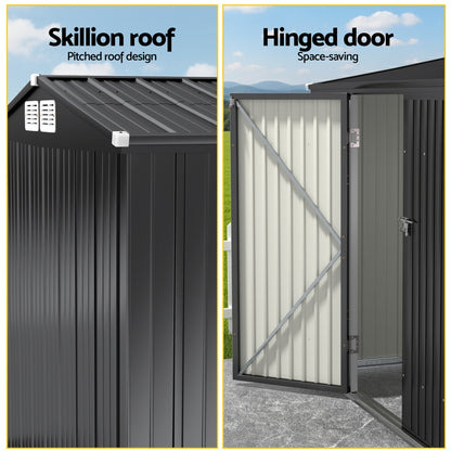 Giantz Garden Shed 3x2.18M Outdoor Storage Sheds Tool Workshop House Shelter SHED-GAB-7X10-ABC